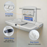 AIKE Commercial Baby Changing Station, Wall Mounted Foldable Baby Diaper Changing Table ADA Compliant, Model AK5901 - AIKE Direct Store