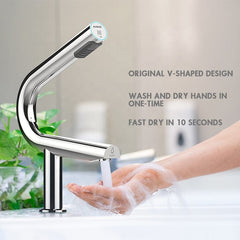 AIKE Super Air Tap Hand Dryer Combo Wash and Dry, AK7131