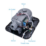 AIKE Heavy Duty Electric Jet Hand Dryer for Commercial Bathroom, AK2800C