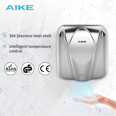 AIKE Heavy Duty High Speed Electric Hand Dryer For Bathroom