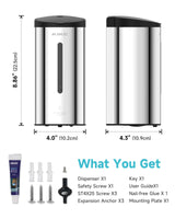 AIKE Automatic 5-Gear Adjustable Liquid Soap Dispenser 25 Fl Oz, AK1205E