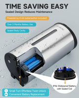 AIKE Automatic 5-Gear Adjustable Liquid Soap Dispenser 25 Fl Oz, AK1205E