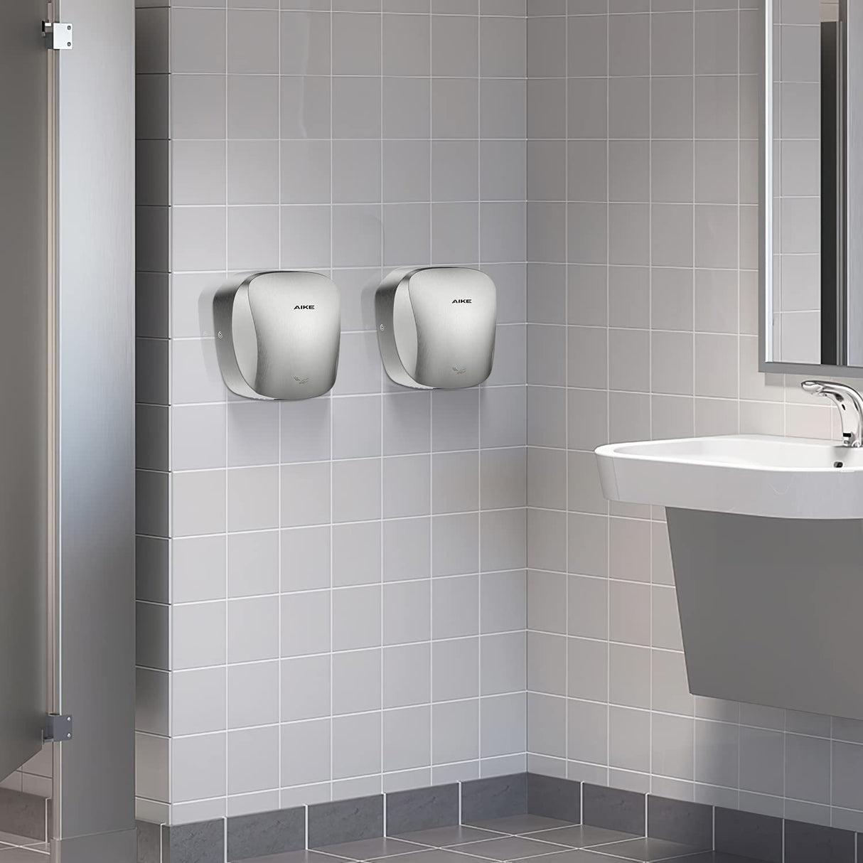 AIKE UL Certified Commercial Hand Dryer with HEPA Filter,Heavy Duty Electric High Speed Hand Dryer, Model AK2903