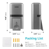 AIKE Manual Liquid Soap Dispenser with Extended Pump, 27fl oz /800ml Large Capacity for Commercial Bathrooms,Model AK1008 - AIKE Direct Store