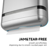 AIKE Commercial Wall Mount Paper Towel Dispenser with Lock,400 Sheets Large Capacity,Model AK5301