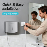 AIKE Air Wiper Compact Electric Hand Dryer for Commercial Bathroom, AK2630s