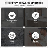 AIKE Commercial Wall Mount Paper Towel Dispenser with Lock,400 Sheets Large Capacity,Model AK5301