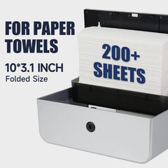 AIKE Paper Towel Dispenser 200 Sheets Capacity,Model AK5101