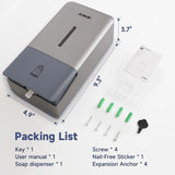 AIKE Manual Push Liquid Soap Dispenser for Commercial Bathroom 27oz Large Capacity,Model AK1006 - AIKE Direct Store