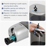 AIKE Automatic Wall-Mounted Soap Dispenser for Bathroom and Kitchen 24fl.oz/700ml, Model AK1216 - AIKE Direct Store