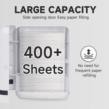 AIKE Commercial Wall Mount Paper Towel Dispenser with Lock,400 Sheets Large Capacity,Model AK5301
