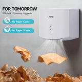 AIKE Air Wiper Compact Electric Hand Dryer for Commercial Bathroom, AK2630s