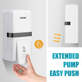 AIKE Manual Liquid Soap Dispenser with Extended Pump, 27fl oz /800ml Large Capacity for Commercial Bathrooms,Model AK1008 - AIKE Direct Store
