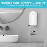 AIKE Automatischer, mit 5 Gängen verstellbarer Flüssigseifenspender, 27 Fl Oz, AK1205