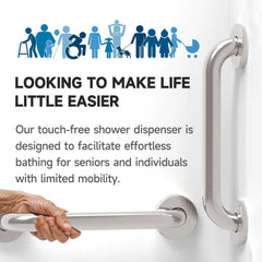 AIKE Touch-Free IPX7 Water Proof Shower Shampoo Dispenser, AK1903
