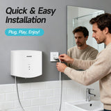 AIKE Air Wiper Compact Electric Hand Dryer for Commercial Bathroom, AK2630s