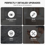 AIKE Commercial Wall Mount Paper Towel Dispenser with Lock,400 Sheets Large Capacity,Model AK5301