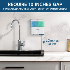 AIKE 2 Chambers Automatic Soap Dispenser Wall Mount Shower Gel Dispenser IPX7 Waterproof , AK1902