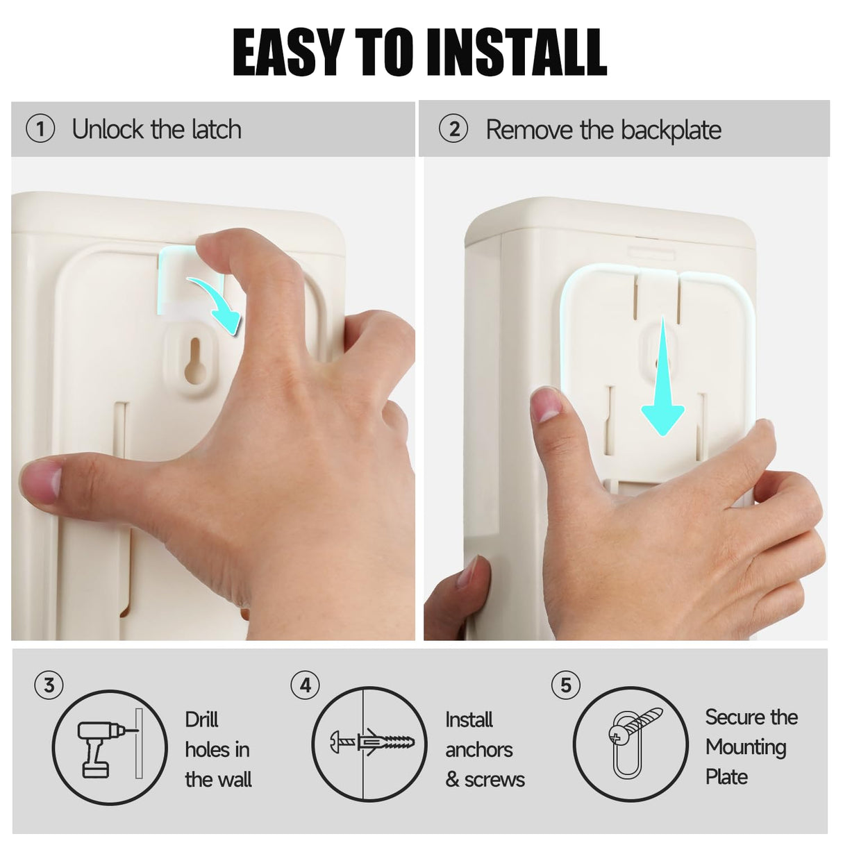 AIKE Wall-mounted Manual Liquid Soap Dispenser for Commercial Restrooms Large Capacity 40.58 fl oz/1.2L , Model AK1007 - AIKE Direct Store