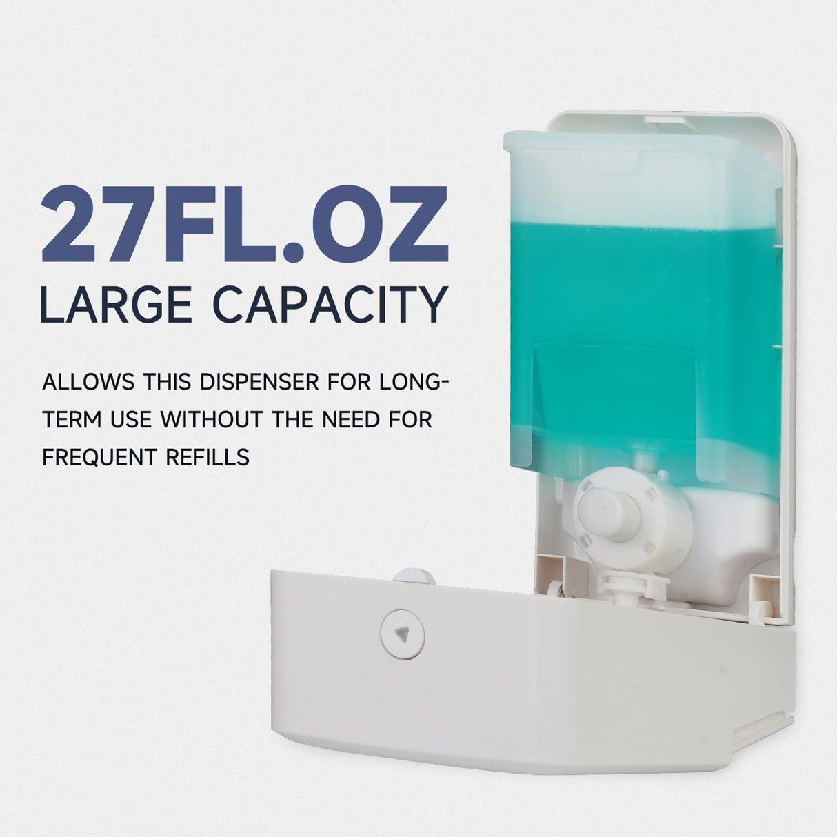 AIKE Manual Push Liquid Soap Dispenser for Commercial Bathroom 27oz Large Capacity,Model AK1006 - AIKE Direct Store