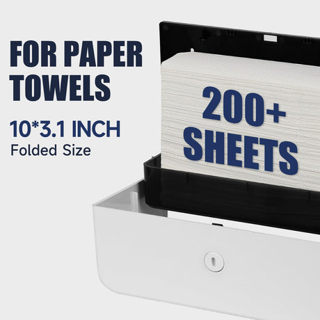 AIKE Paper Towel Dispenser 200 Sheets Capacity,Model AK5101 - AIKE Direct Store