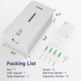 AIKE Manual Push Liquid Soap Dispenser for Commercial Bathroom 27oz Large Capacity,Model AK1006 - AIKE Direct Store