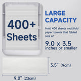 AIKE Commercial Wall Mount Paper Towel Dispenser with Lock,400 Sheets Large Capacity,Model AK5301 - AIKE Direct Store