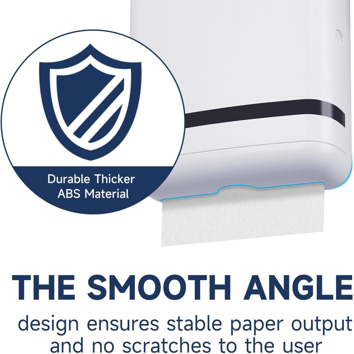 AIKE Commercial Wall Mount Paper Towel Dispenser with Lock,400 Sheets Large Capacity,Model AK5301 - AIKE Direct Store