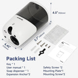 AIKE Automatic Wall-Mounted Soap Dispenser for Bathroom and Kitchen 24fl.oz/700ml, Model AK1216 - AIKE Direct Store