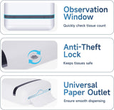 AIKE Commercial Wall Mount Paper Towel Dispenser with Lock,400 Sheets Large Capacity,Model AK5301 - AIKE Direct Store