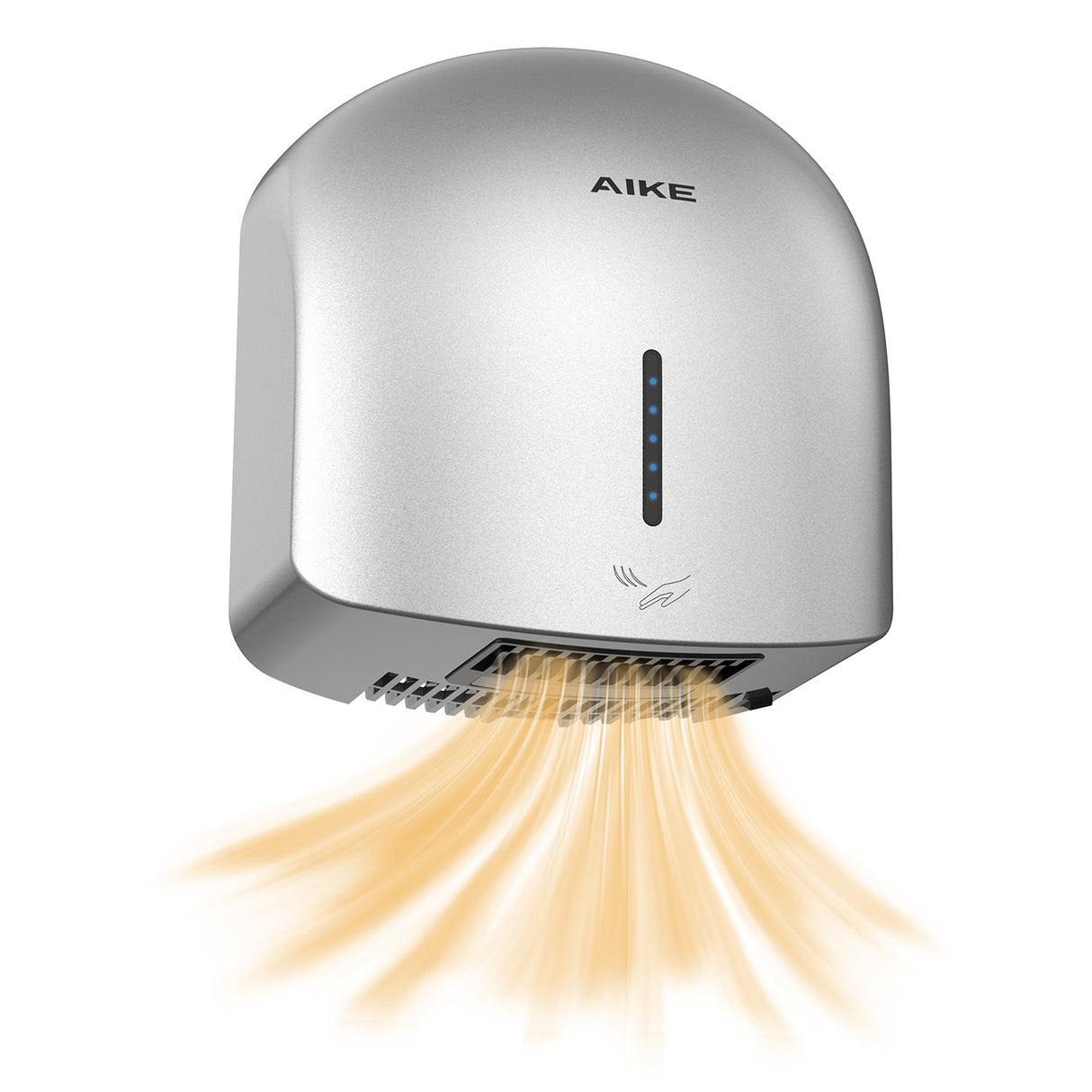 AIKE Low Noise Warm Hand Dryer for Home Bathroom , Easy Installation, 1500W-1900W,AC110V-130V, Model AK2637