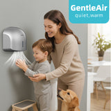 AIKE Low Noise Warm Hand Dryer for Home Bathroom , Easy Installation, 1500W-1900W,AC110V-130V, Model AK2637