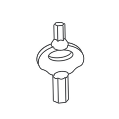 Key for AK1206 ( 3 pcs) - AIKE Direct Store