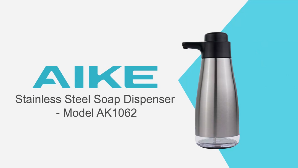 AIKE 15 oz. Manueller Flüssigseifenspender für die Küche, AK1062