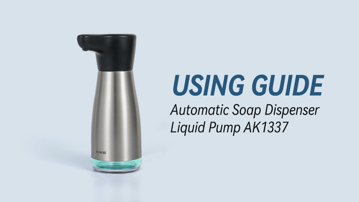 AIKE 14 FL OZ Rechargeable Automatic Soap Dispenser, AK1337