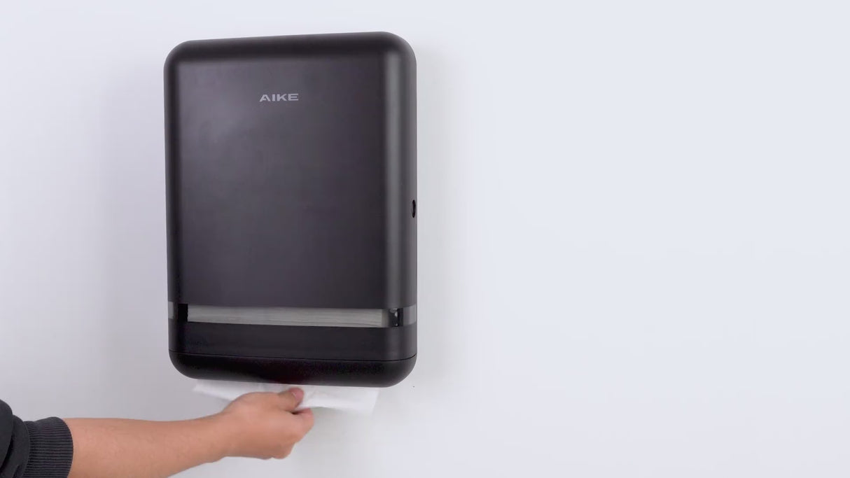 AIKE Commercial Wall Mount Paper Towel Dispenser with Lock,400 Sheets Large Capacity,Model AK5301