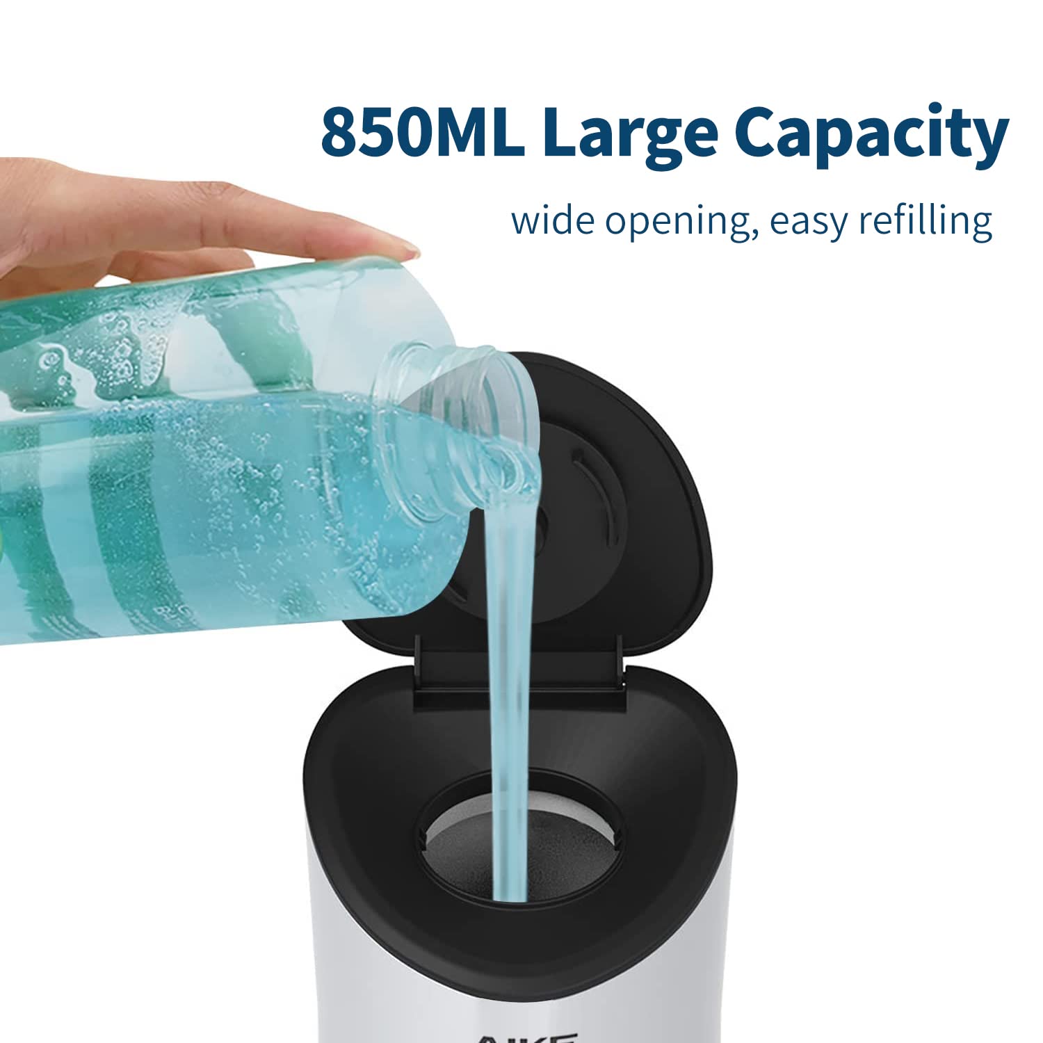 AIKE Wall Mounted Commercial Automatic Soap Dispenser 28OZ/850ml, Model AK1210 Product Image